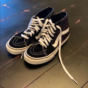 Vans kids high top shoes